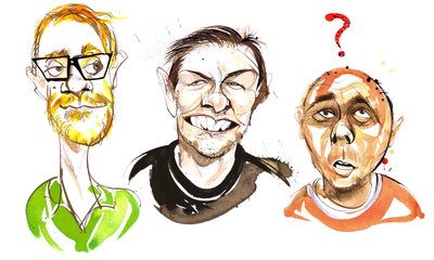 The Ricky Gervais Show with Stephen Merchant, Ricky Gervais and Karl Pilkington by Neale Osborne